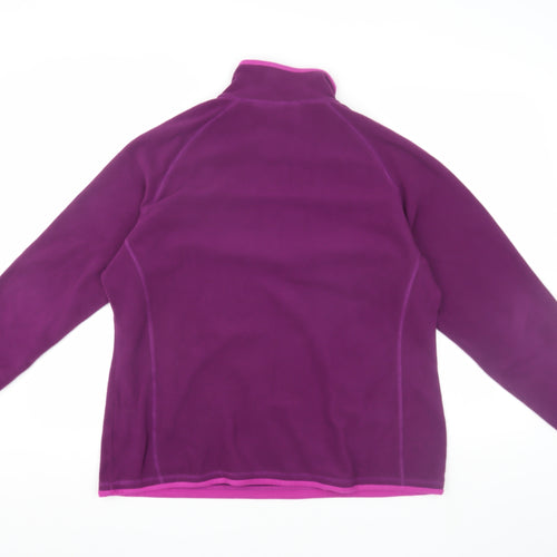 Mountain Warehouse Women's Purple Fleece Jacket Size 18