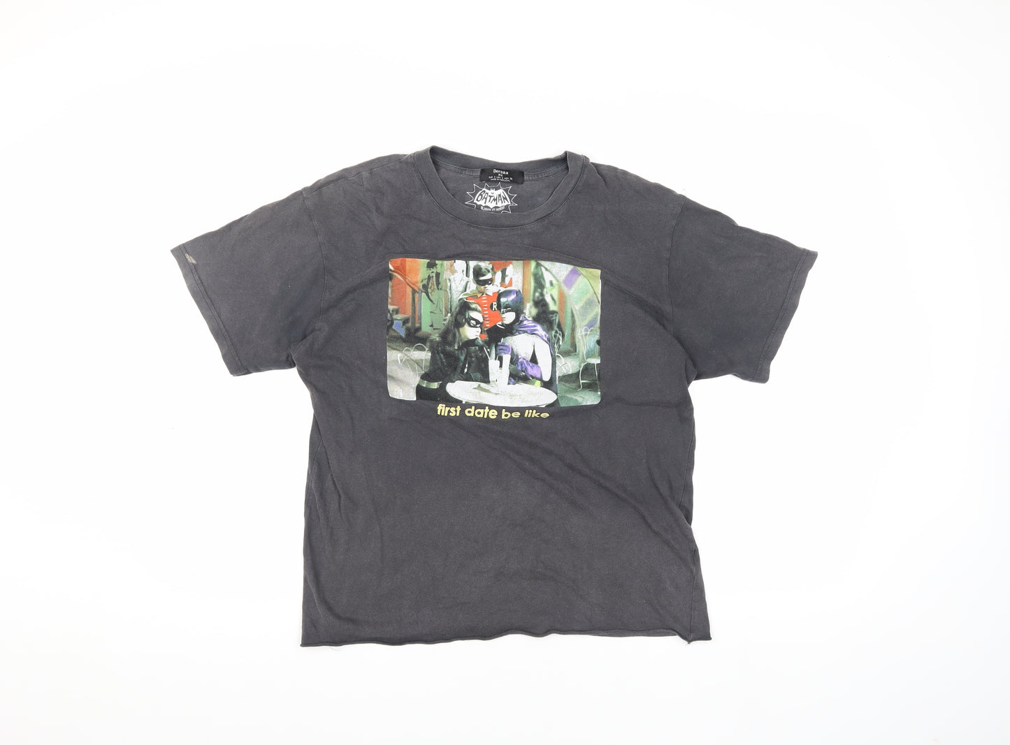 Bershka Unisex Black Batman T-Shirt S - Comics Style