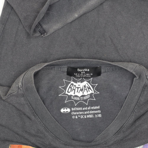 Bershka Unisex Black Batman T-Shirt S - Comics Style