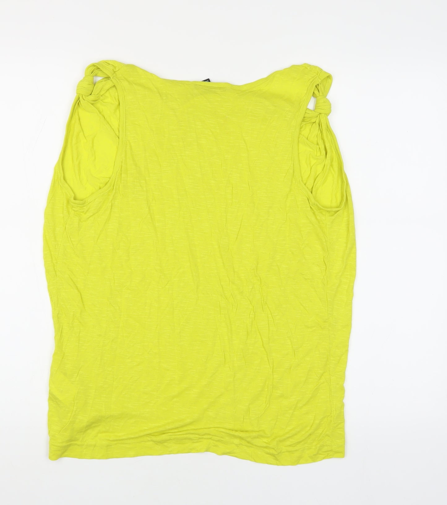 H&M Women's Green Sleeveless Tank Top M