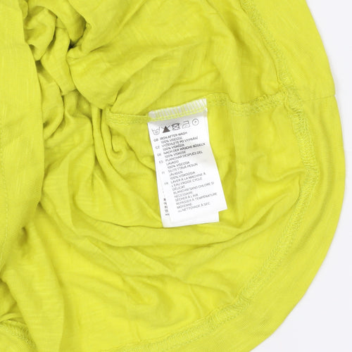 H&M Women's Green Sleeveless Tank Top M