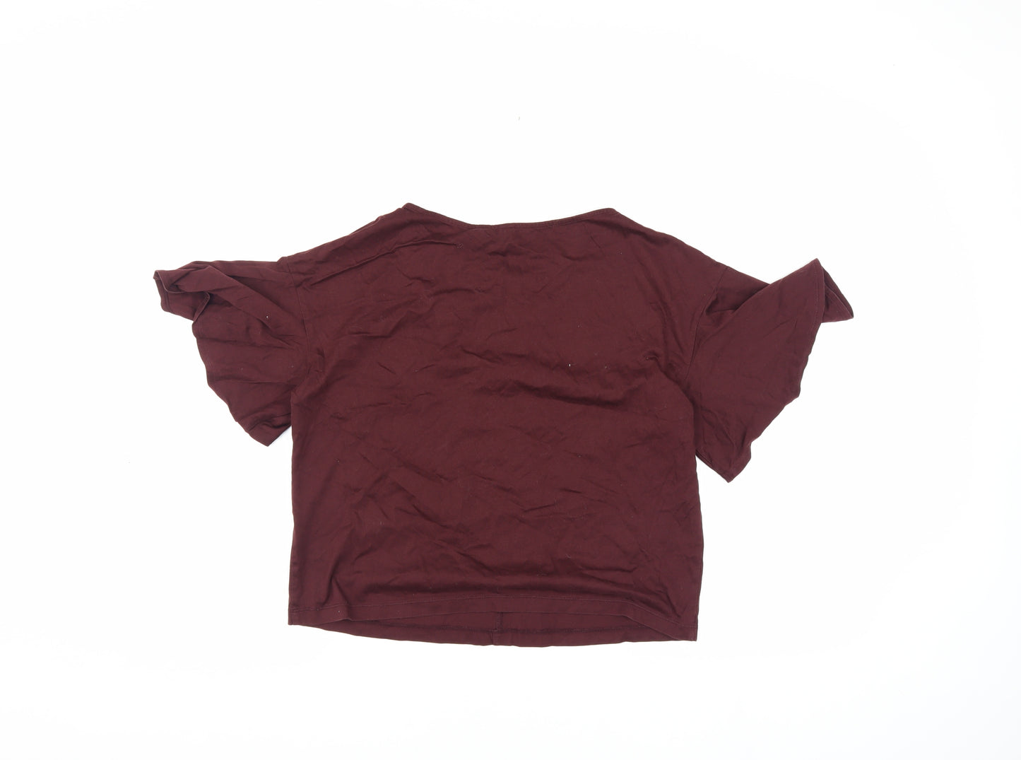 Uniqlo Women's Red XS Cotton T-Shirt