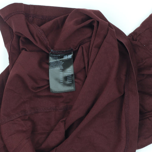Uniqlo Women's Red XS Cotton T-Shirt