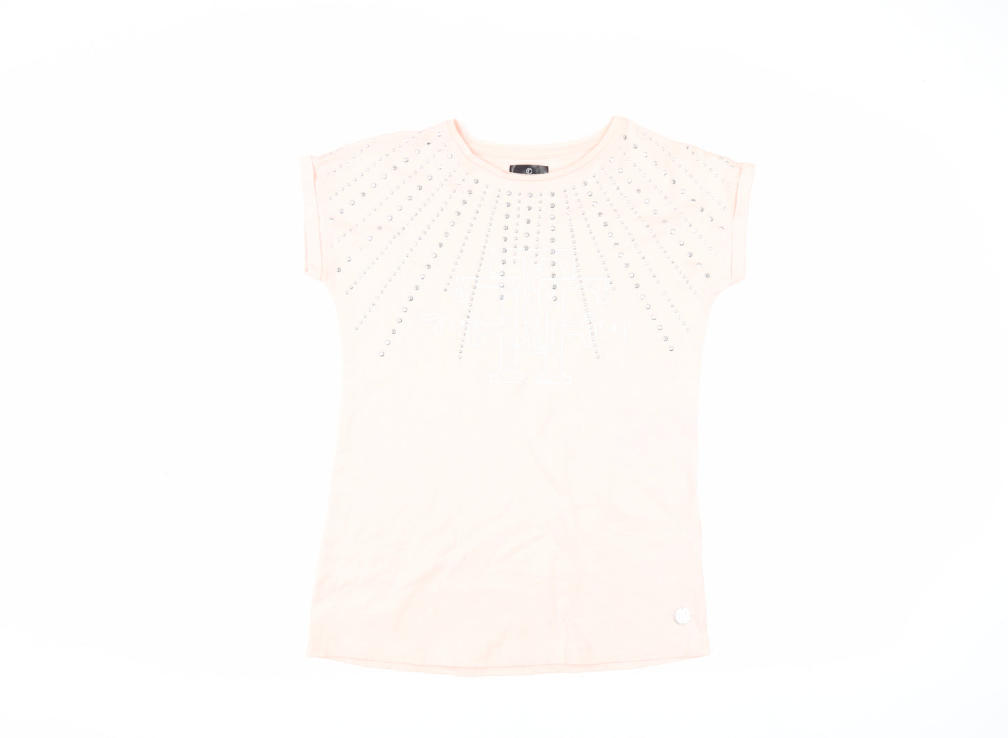 Firetrap Girls Pink Rhinestone T-Shirt - 13 Years, Casual & Chic