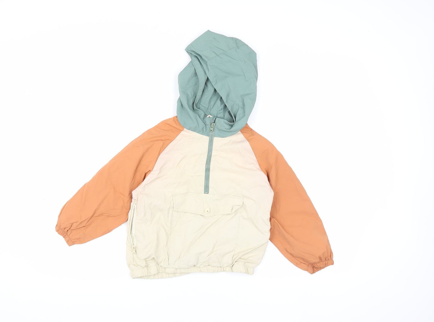 Zara Boys Colourblock Nylon Anorak Jacket 4-5Y