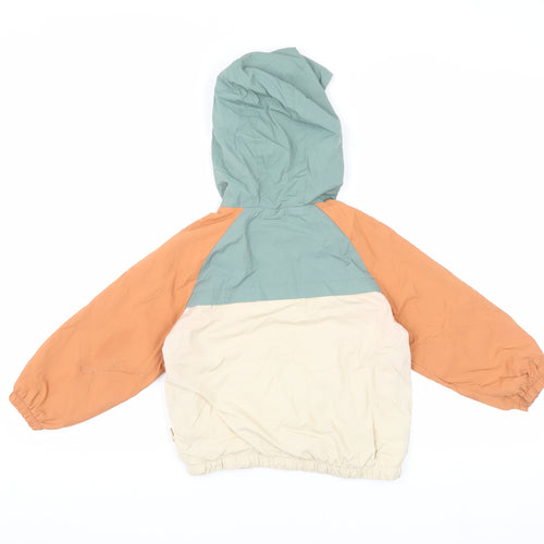 Zara Boys Colourblock Nylon Anorak Jacket 4-5Y