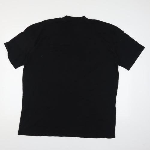 boohooMAN Men's Black Graphic T-Shirt - Size M