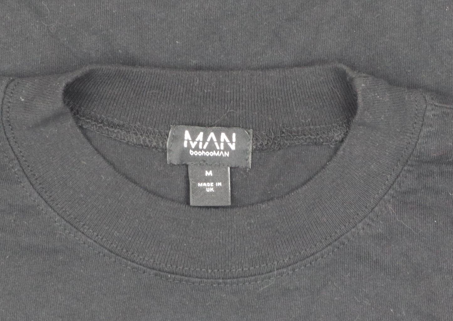 boohooMAN Men's Black Graphic T-Shirt - Size M