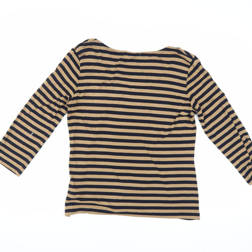 Hobbs Women's Multicoloured Striped T-Shirt, Size L