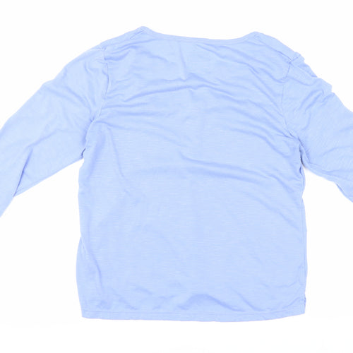 Mountain Warehouse Womens Blue 3/4 Sleeve Active Top