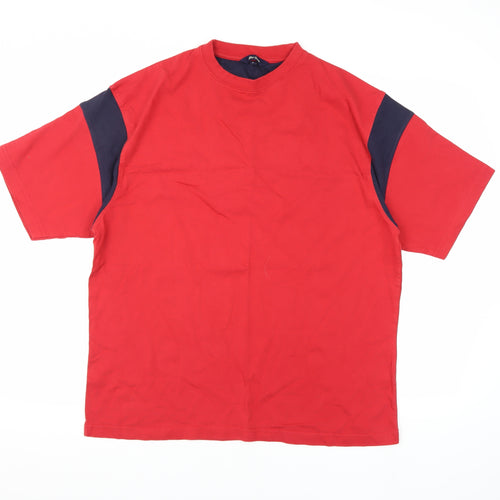 Peter Storm Men's Red Short Sleeve T-Shirt L
