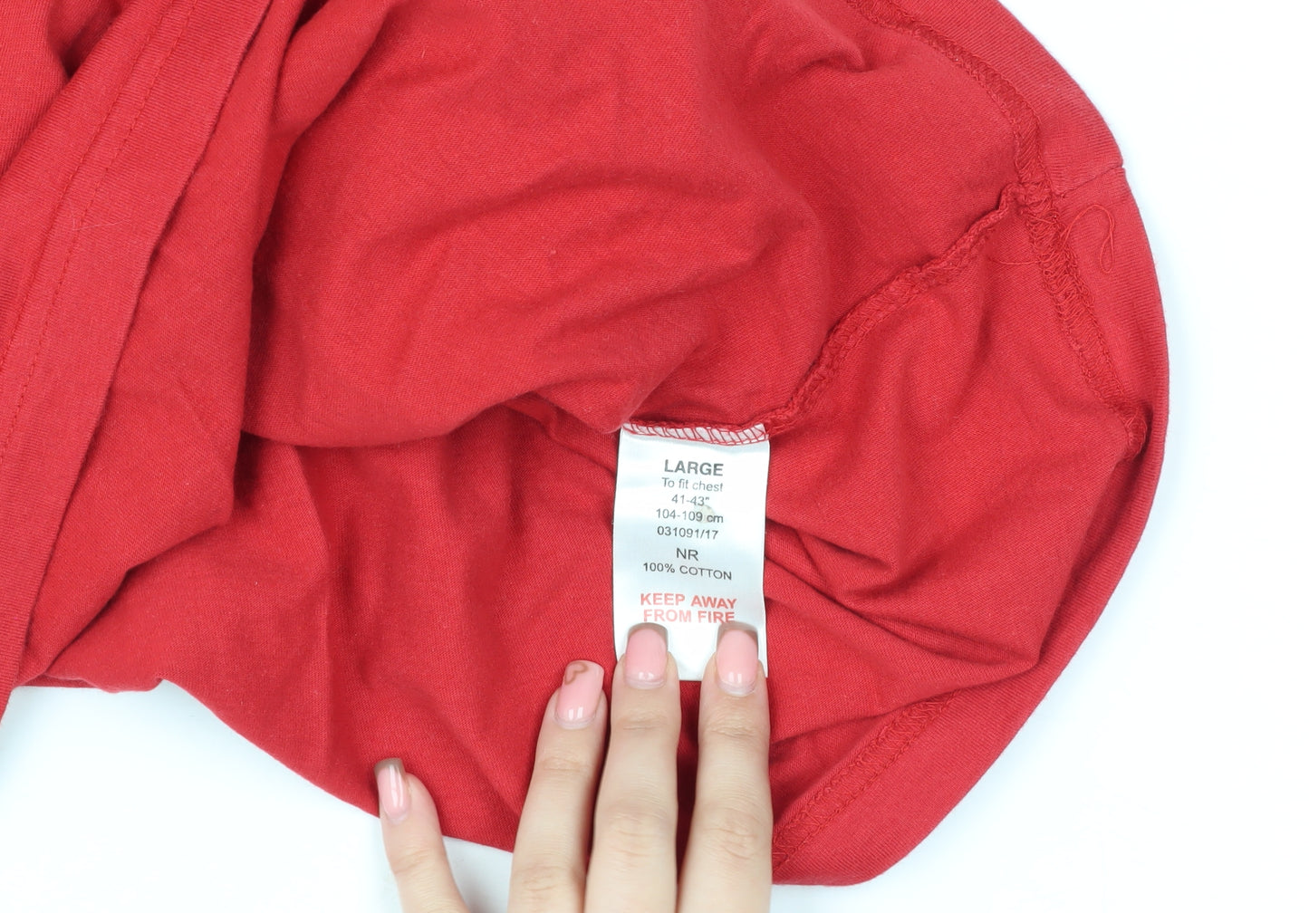 Peter Storm Men's Red Short Sleeve T-Shirt L