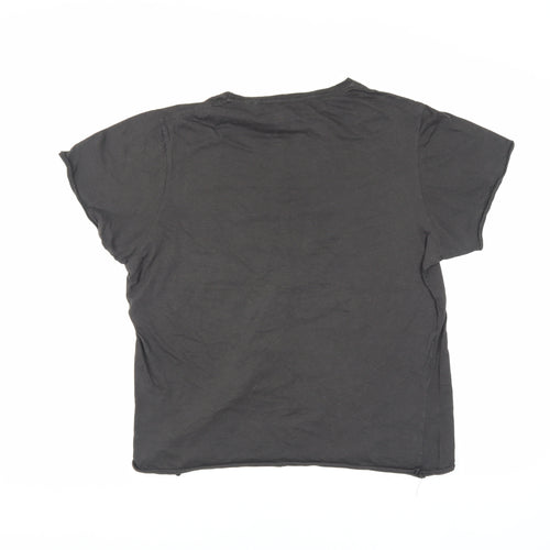 Debenhams Gothic Black T-Shirt Medium for Women