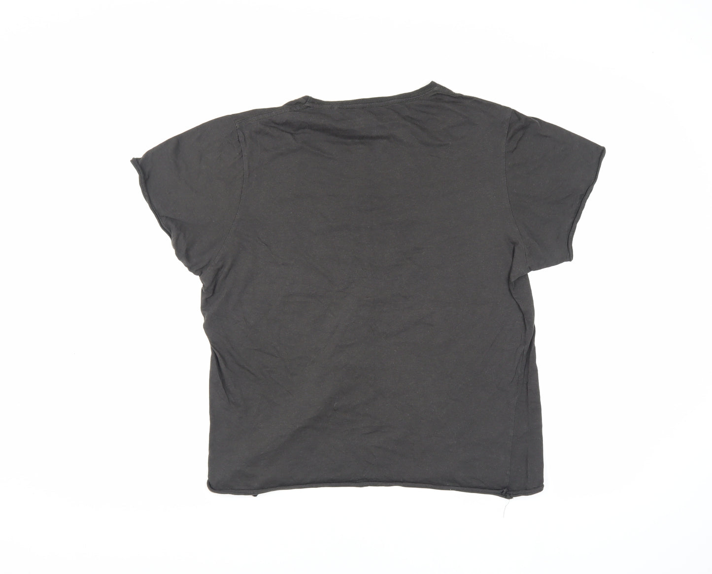 Debenhams Gothic Black T-Shirt Medium for Women