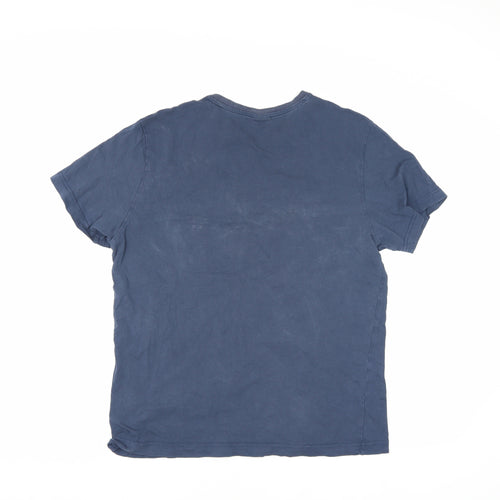 Marvel Comics Captain America Blue T-Shirt Medium