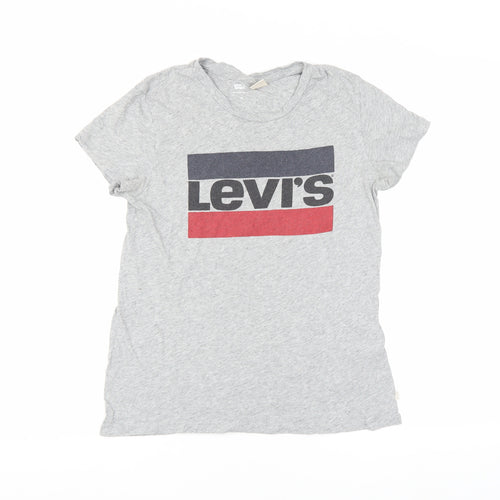 Levi's Women's Grey XS Crew Neck T-Shirt