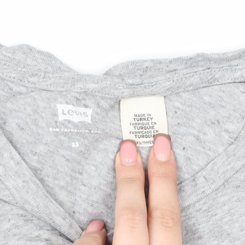 Levi's Women's Grey XS Crew Neck T-Shirt