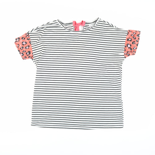 Noozo Women's Multicoloured Striped T-shirt Size 12