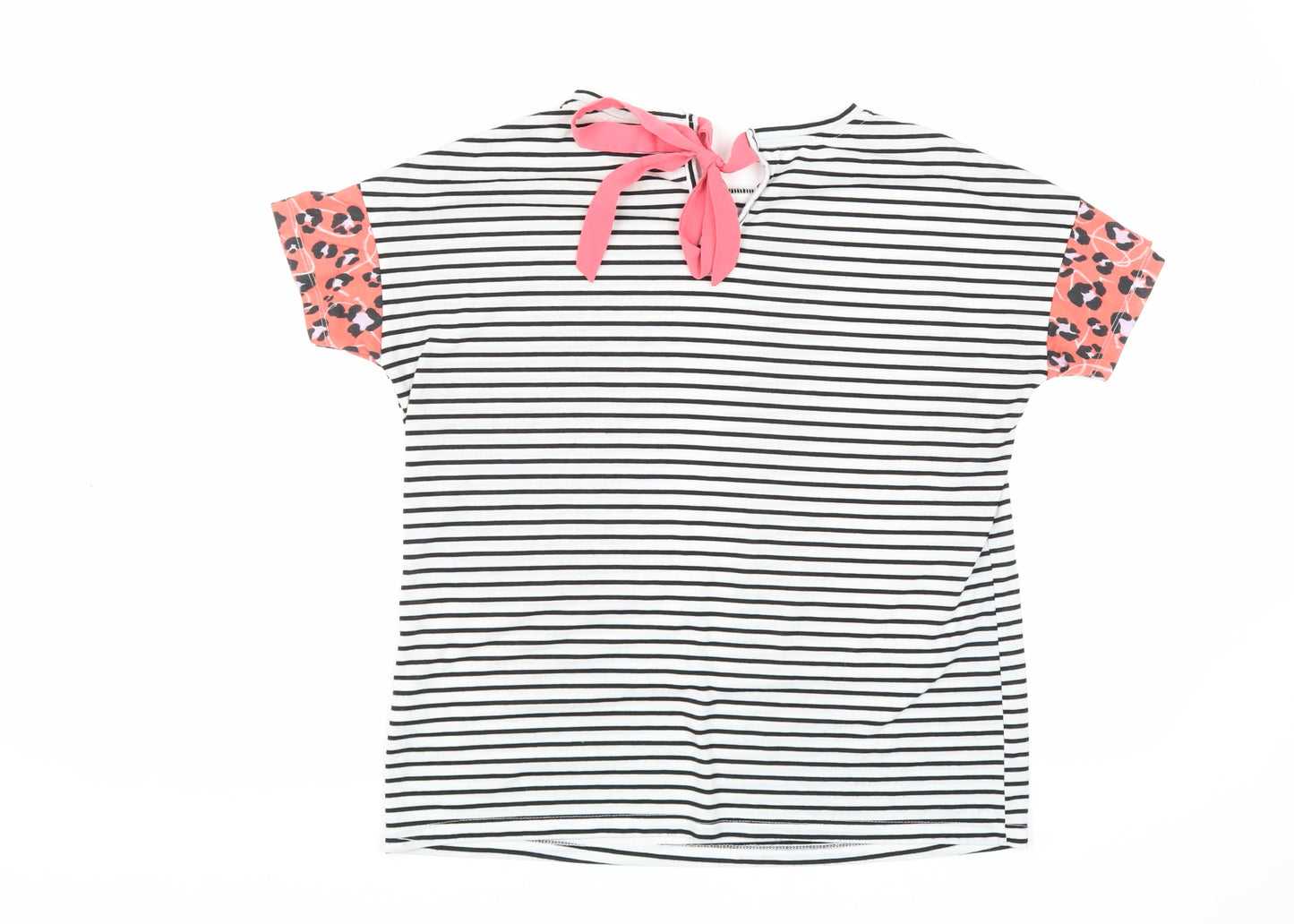 Noozo Women's Multicoloured Striped T-shirt Size 12