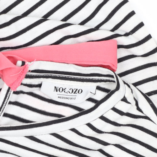 Noozo Women's Multicoloured Striped T-shirt Size 12