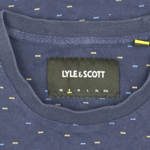 Lyle & Scott Men's Blue Graphic Print T-Shirt