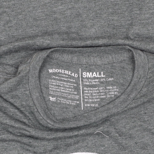 Moosehead Men's Grey Small Beer Graphic T-Shirt