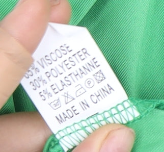 BY SWAN Green A-Line Dress - Women Size S, Summer Essential