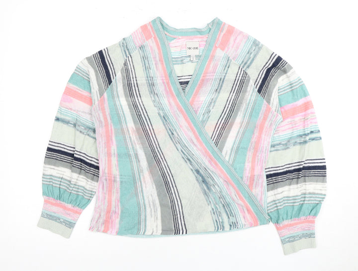 NIC+ZOE Women's Multicoloured Wrap Jumper S