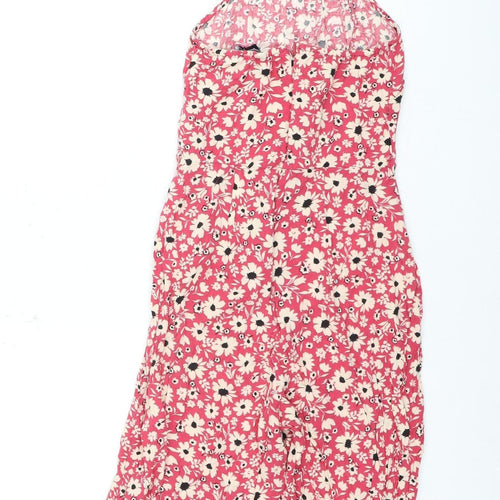 New Look Women's Multicoloured Floral Jumpsuit Size 6