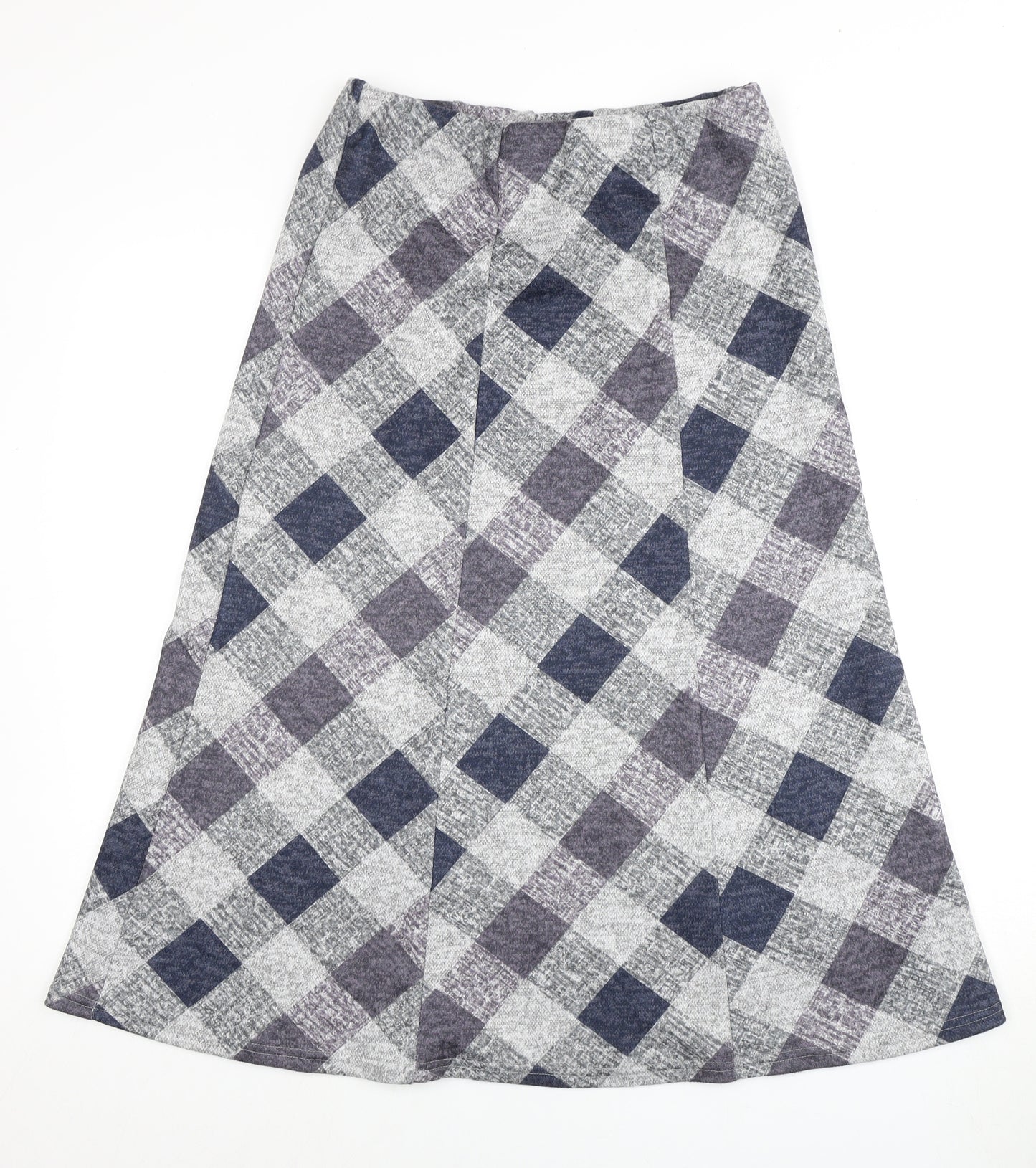 Bonmarché Women's Multicoloured A-Line Check Skirt - Size 10