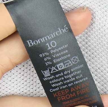 Bonmarché Women's Multicoloured A-Line Check Skirt - Size 10