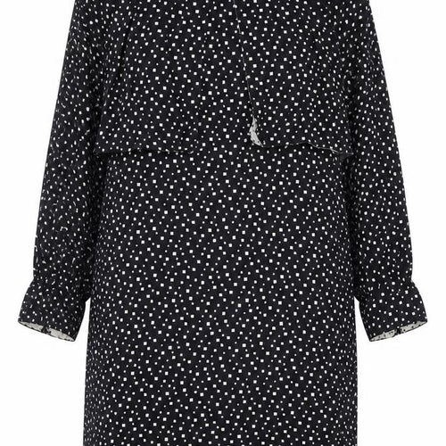 Whistles Women's Black Silk Dress Size 8 Long Sleeve