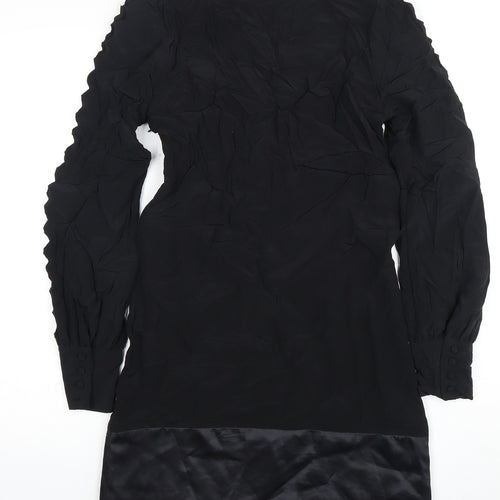 Reiss Women's Black Dress UK 6 Long Sleeve
