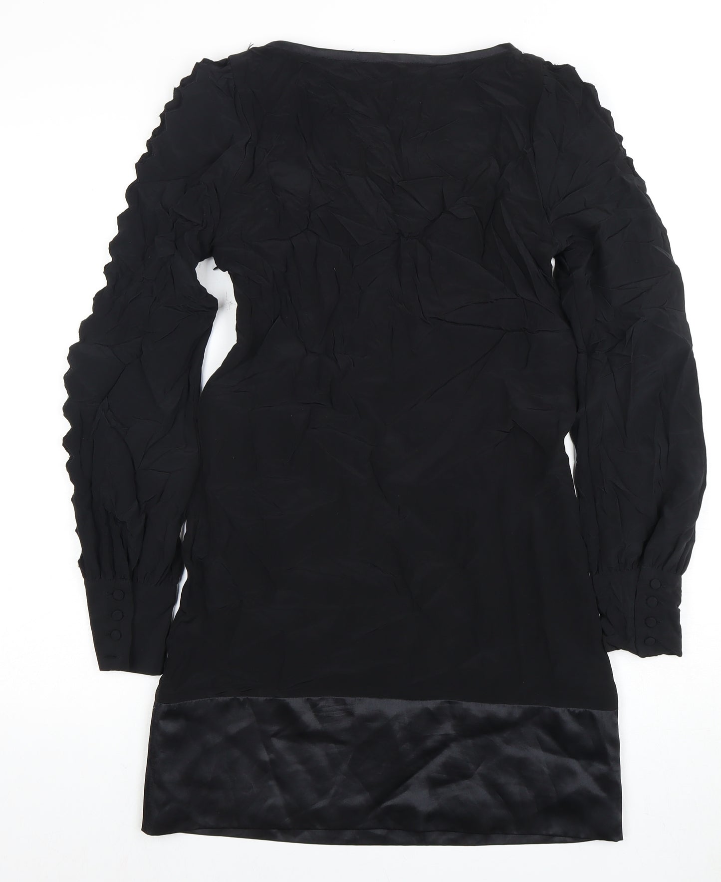 Reiss Women's Black Dress UK 6 Long Sleeve