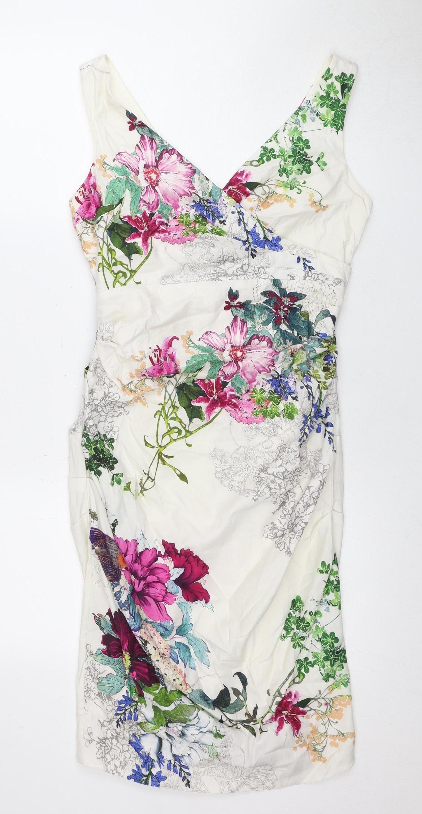 Phase Eight Women's Multicoloured Size 10 Floral Dress