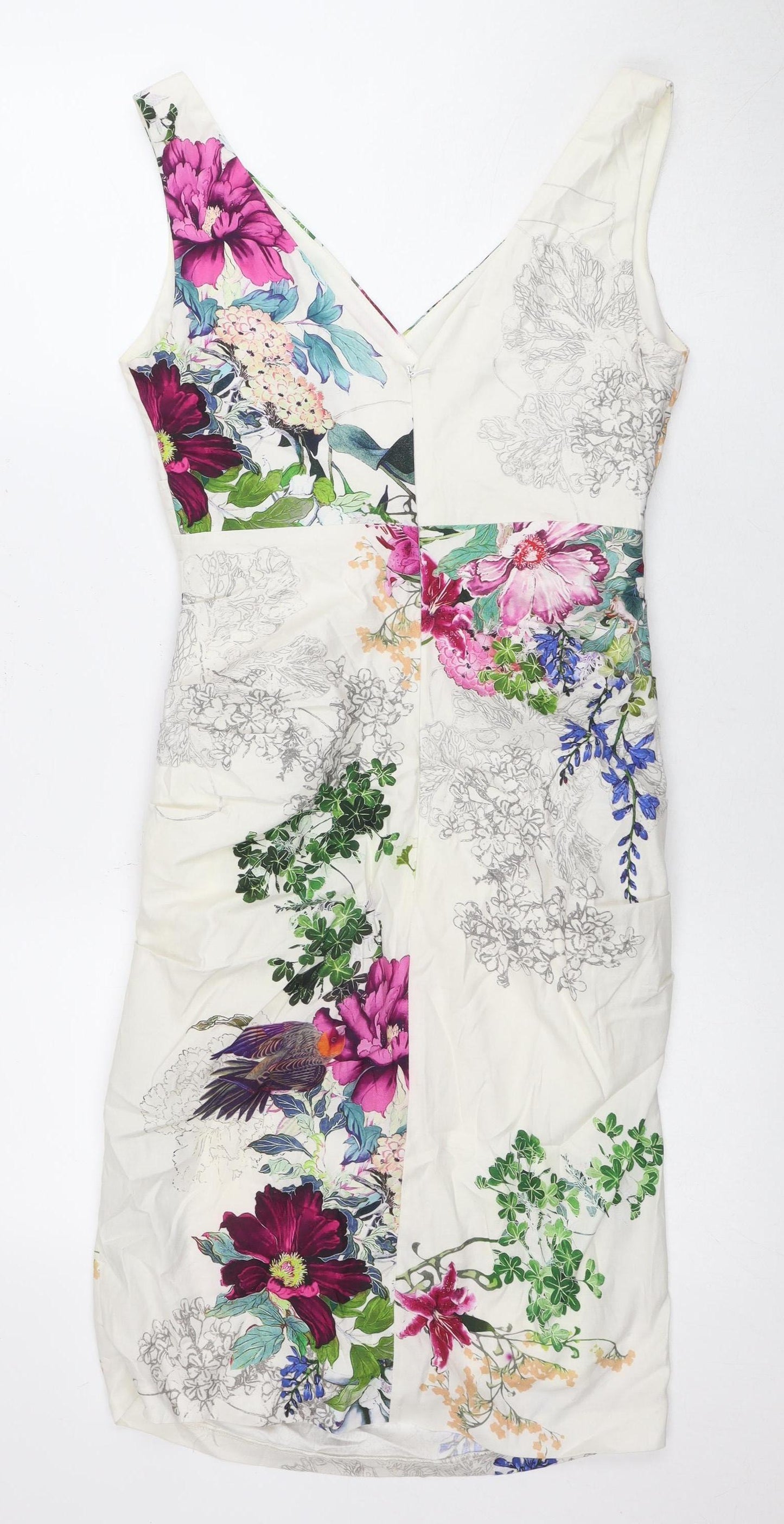 Phase Eight Women's Multicoloured Size 10 Floral Dress