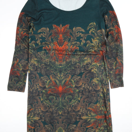 Klass Women's Multicoloured Dress M 3/4 Sleeve