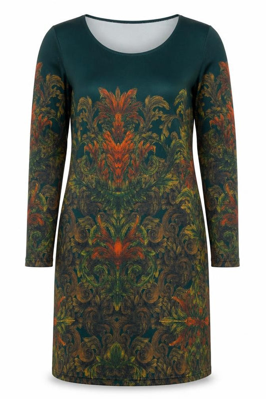 Front view of Klass Women's Multicoloured Dress M 3/4 Sleeve
