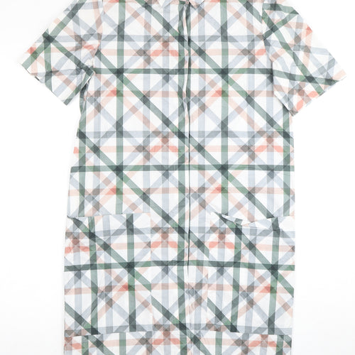 COS Women’s Multicoloured Check Shirt Dress Size 12