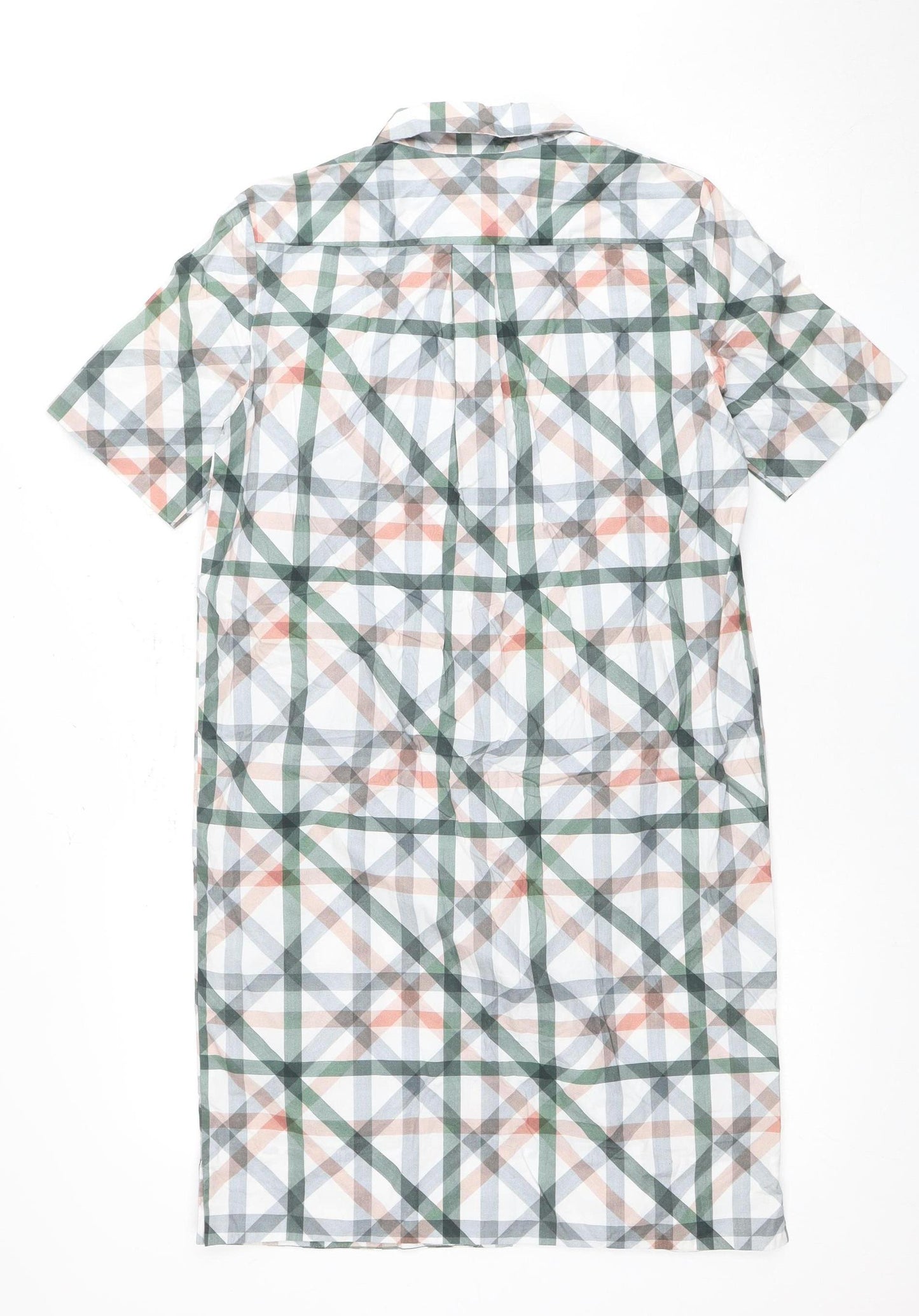 COS Women’s Multicoloured Check Shirt Dress Size 12