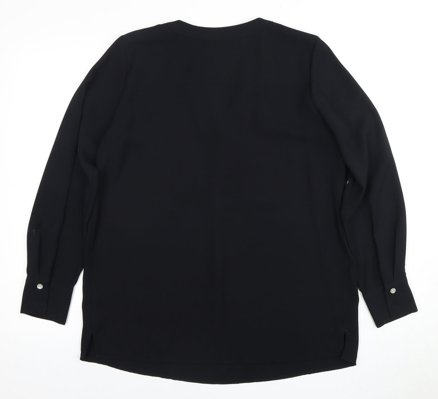 Marks and Spencer Black Blouse - Size 12 - Women's Casual