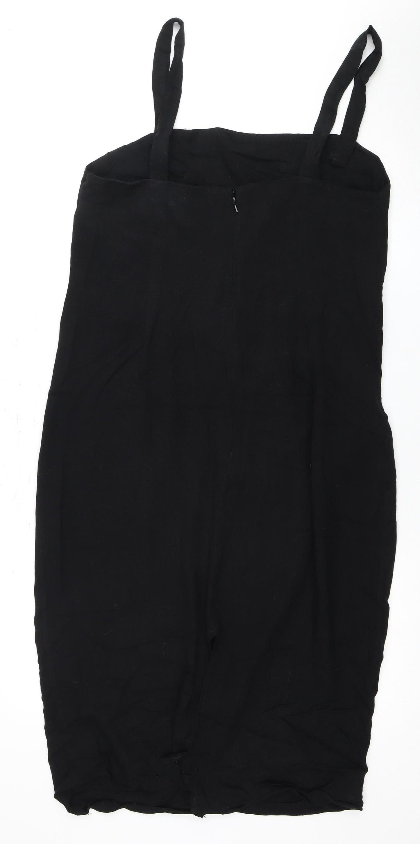 Warehouse Women's Black Slip Dress Size 12