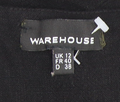 Warehouse Women's Black Slip Dress Size 12