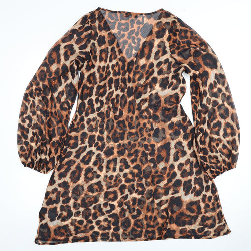 Marks and Spencer Women Animal Print V-Neck Dress