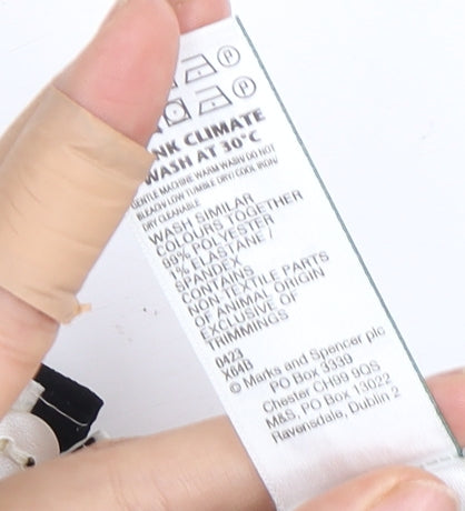 Marks and Spencer Women's Black Geometric Blouse