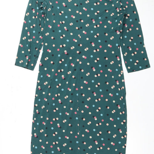 Boden Women's Multicoloured Polka Dot Dress Size 12
