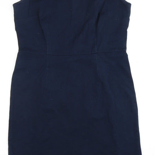 Tommy Hilfiger Women's Blue Sheath Dress Size 12