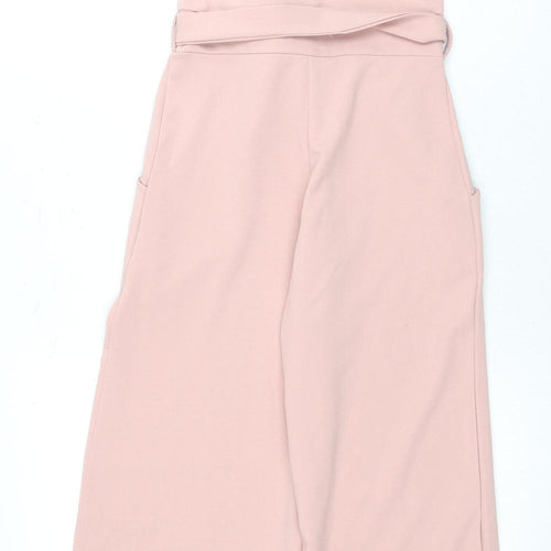 Quiz Women's Pink Sleeveless Jumpsuit Size 8, Belted