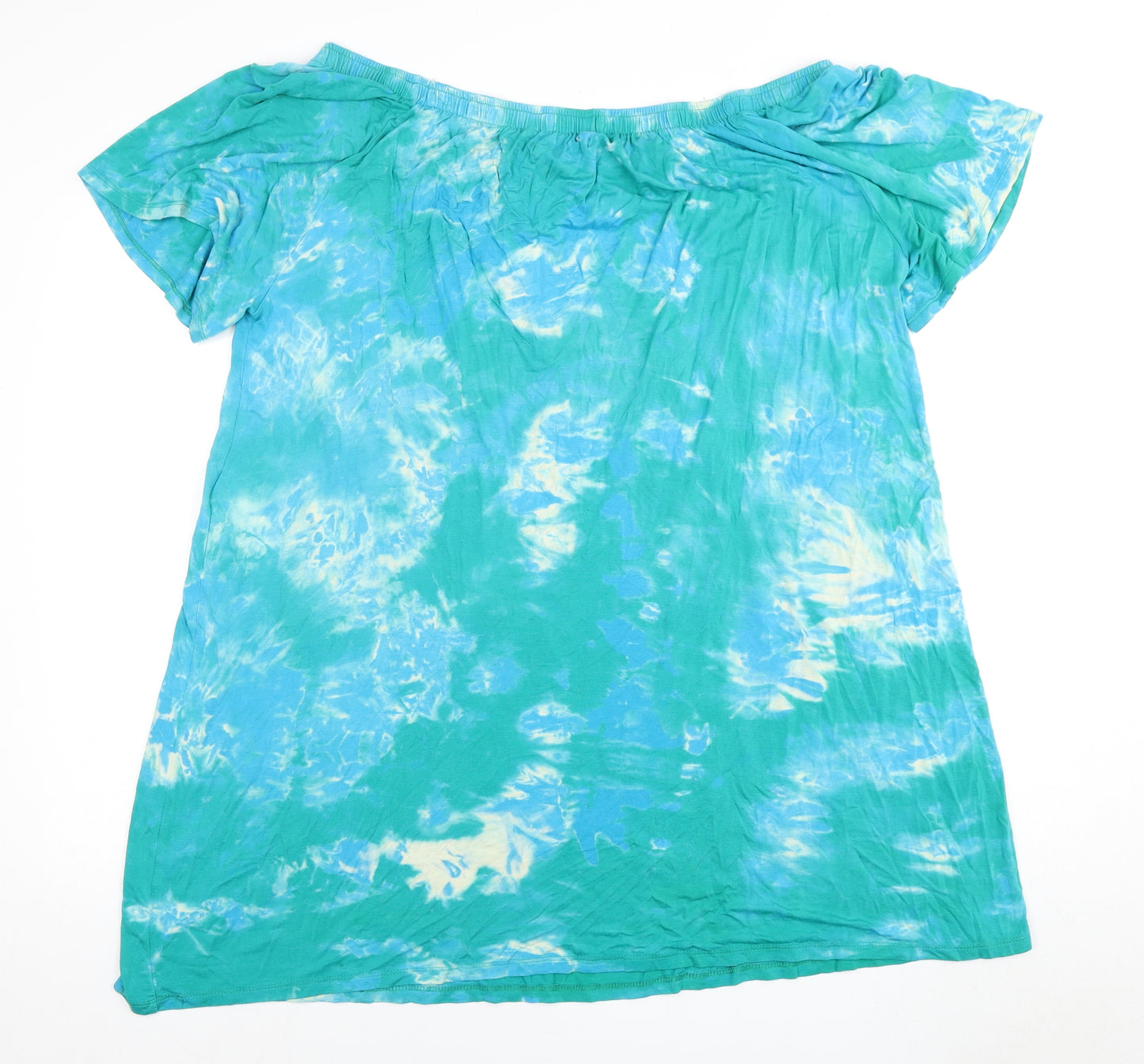 Capsule Women's Blue Tie Dye Off Shoulder Dress 18