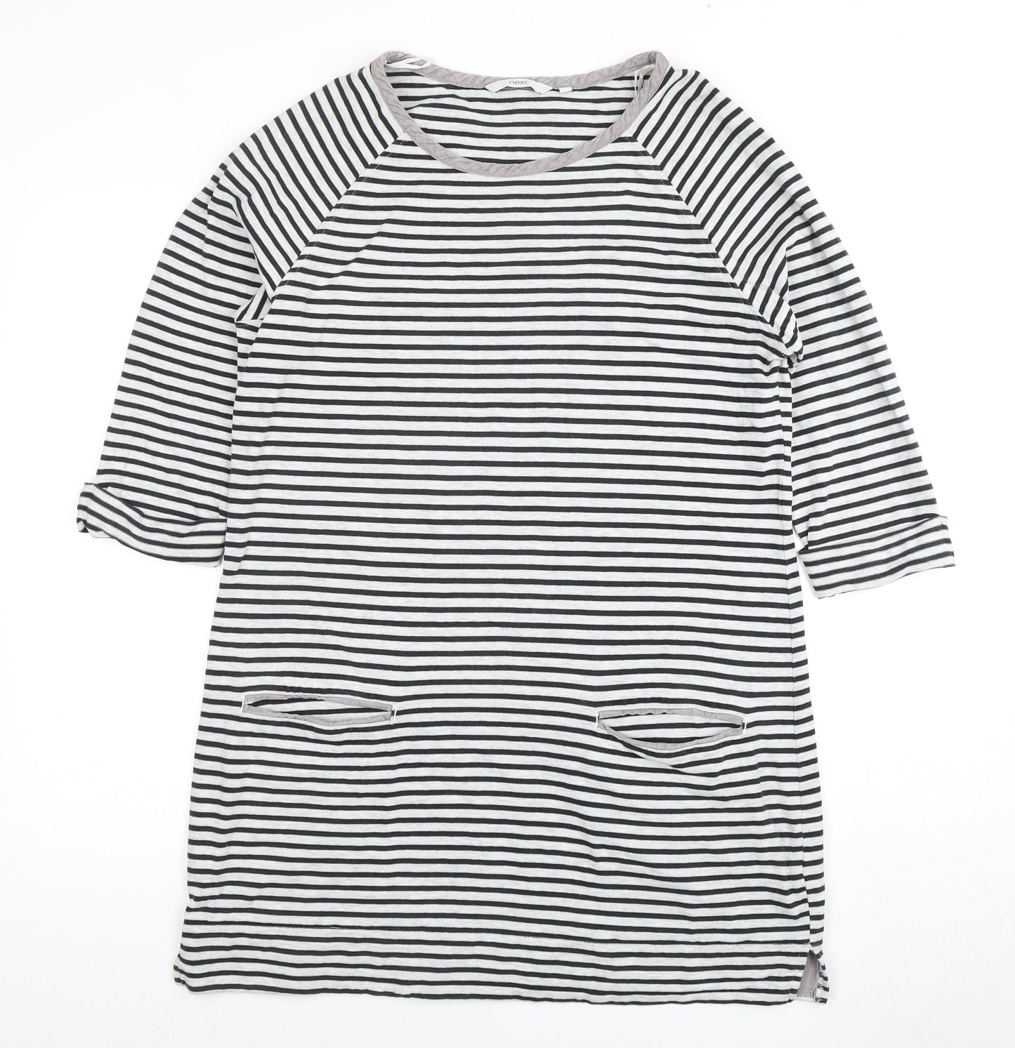 Next Women's Striped 3/4 Sleeve Dress UK 16